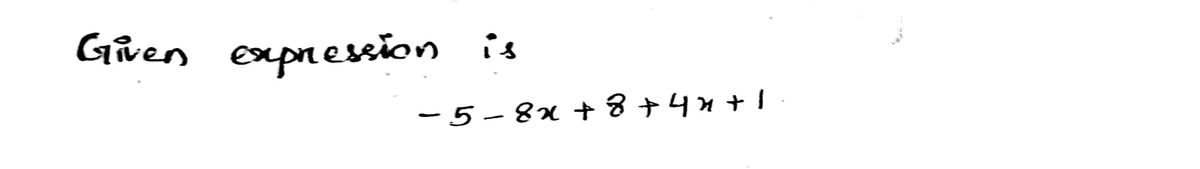 Algebra homework question answer, step 1, image 1